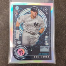 2024 Bowman Chrome Ai Jasson Dominguez #BAI-8 New York Yankees Rookie Insert