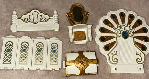 Playmobil Vintage Fairy Tale Princess Furniture Lot Of 5