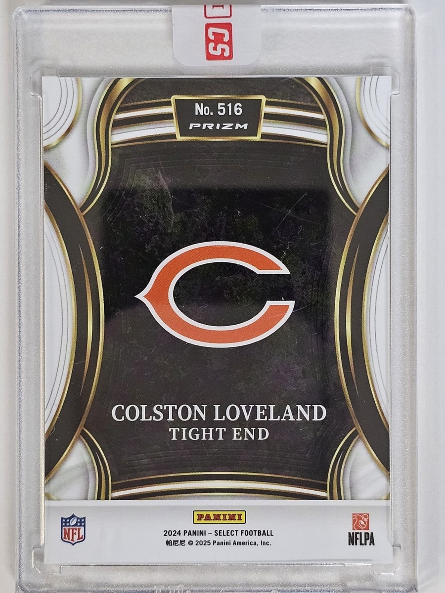2024 Panini Select #516 Colston Loveland Silver Prizm XRC Rookie