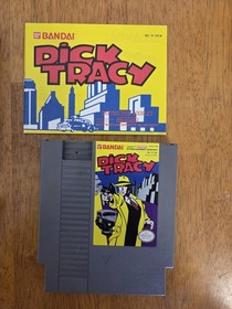 Dick Tracy (Nintendo NES, 1990) Complete In Box Cib 
