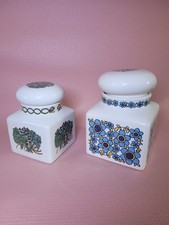 Taunton Vale 1970s Kitchen Storage Jars Vintage Retro Storage Containers x 2