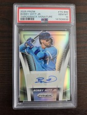 Bobby Witt Jr 2025 Panini Prizm Silver Throwback Signature Auto PSA 10 Gem Mint