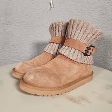 UGG Australia Cambridge Boots 4 Brown Chestnut Style 1006811K Sheepskin Suede