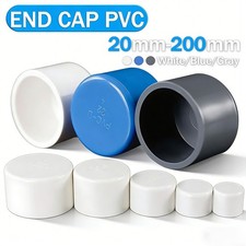 PVC End Cap Plastic Round End Cover Plastic Blanking Stopper Cover For Pipe Tube