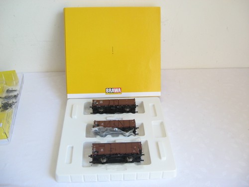 MMS136* BRAWA H0 45977 Güterwagen Set DB, Ep.III OVP | Condition: Gebraucht