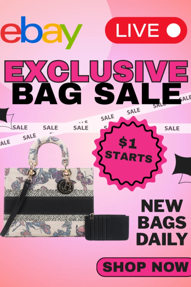 $10 STARTS 🤩 STYLISH BAGS | PICK YOUR OWN | NO RESERVE | 100% WIN RAFFLE!