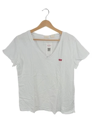 Levi's T-Shirt Femme Blanc Coton Basic (EU 40, INT L) - Photo 1/2