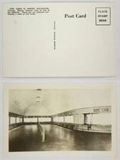 RPPC John G. Shedd Aquarium Chicago IL Interior Gallery View Stadler