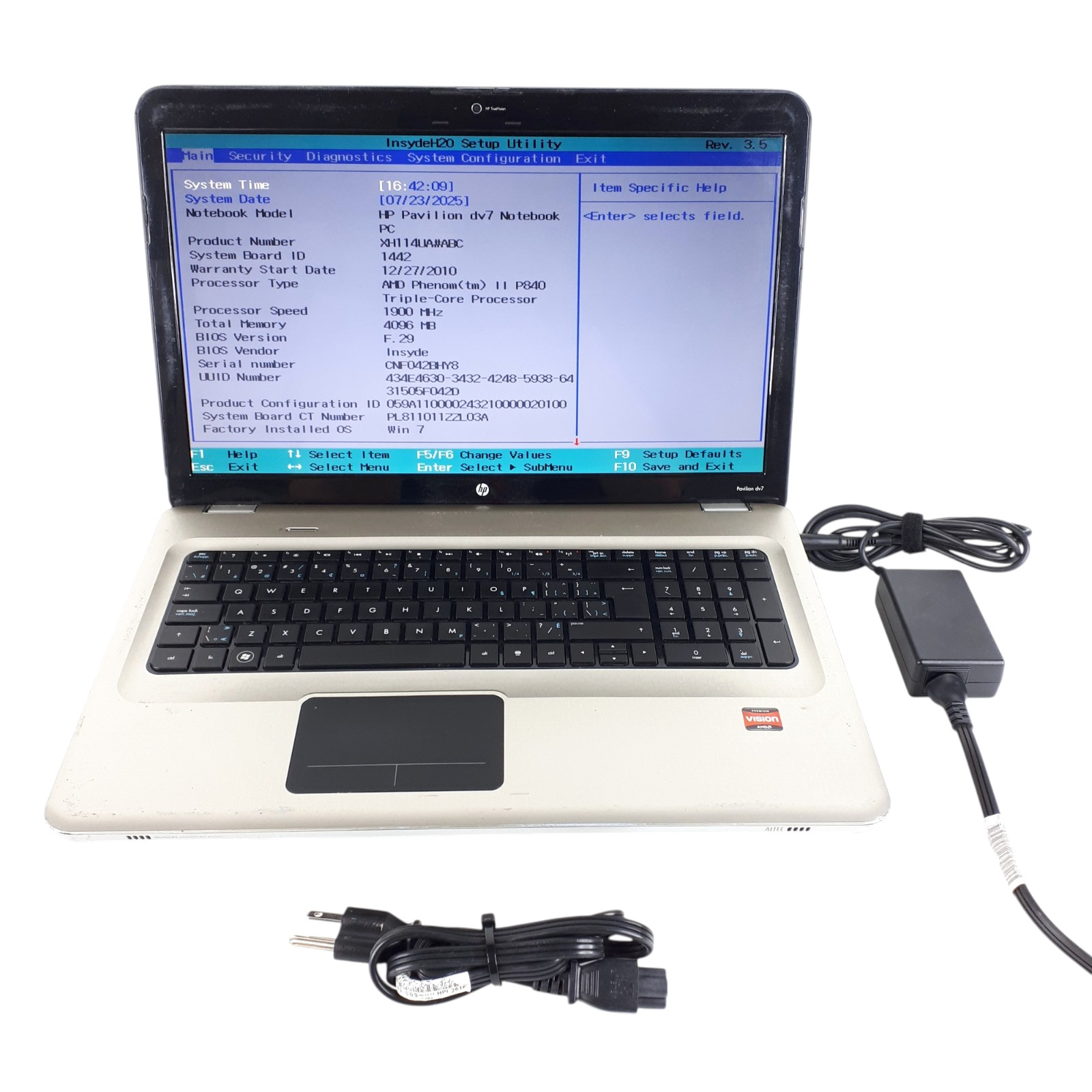 HP Pavilion dv7 17" Laptop