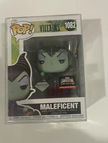 Funko Pop Villain #1082 Maleficent Diamond Target Con Exclusive - NIB