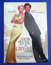 HOW TO LOSE A GUY IN 10 DAYS CARD MATTHEW MCCONAUGHEY KATE HUDSON W/PHOTO INSERT