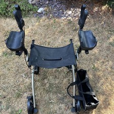 Easi Care Rollator 4-Wheel Mobility Walker With Arm Rest