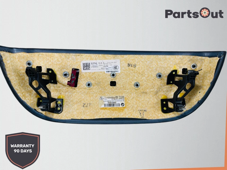 BMW 750LI XDRIVE 2016-2019 - Panel trasero asiento superior delantero 7406033 OEM Foto 4 de 4