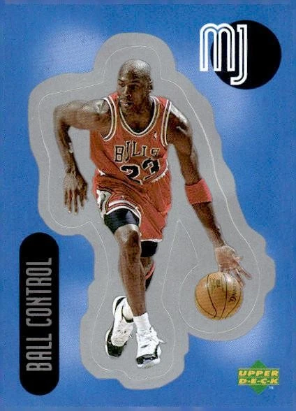 1998-99 Upper Deck Michael Jordan MJ Sticker Collection - Michael