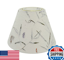 Aspen Creative 32631A Off White Empire Spider Lamp Shade 6x12x9