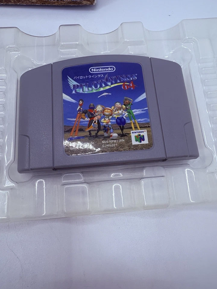 Pilotwings 64 Nintendo 64 NTSC-J Japonês Completo Na Caixa Novo Na Caixa Vendedor dos EUA Testado  - Imagem 3 de 4
