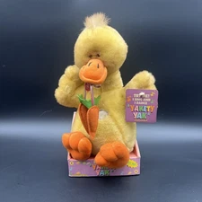 Vintage Eckerd Dan Dee Yellow Plush Animated Duck Sings YAKETY YAK"