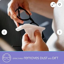 Nice 'n Clean SmudgeGuard Lens Cleaning Wipes (400 Total Wipes) | Pre-Moistened