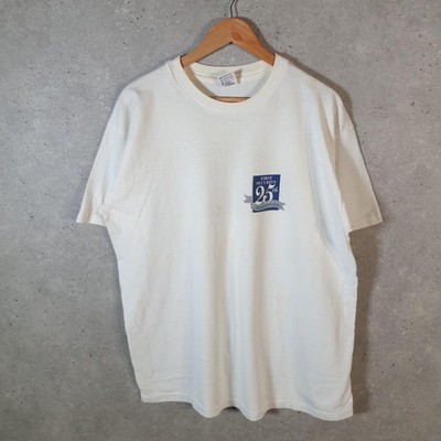 Vintage Anvil First Security USA 90s Single Stitch T-Shirt Herren XL weiß