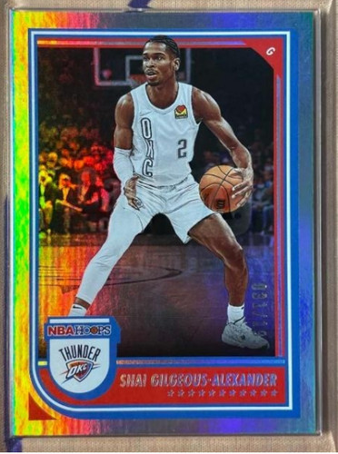 Shai Gilgeous-Alexander 2022-23 Panini Hoops /199 Silver Thunder #201