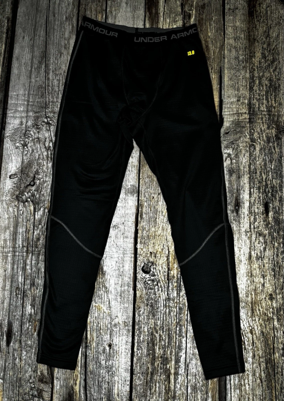 Under Armour Base Layer Pants Mens Medium ColdGear 3.0 Black Fitted Pull On