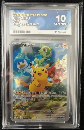 Pikachu #027 - 2023 Black Star Promo - ACE 10