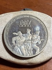 1987 Russia 3 Roubles October 1917 Revolution Commemorative Proof COPPER NICKEL