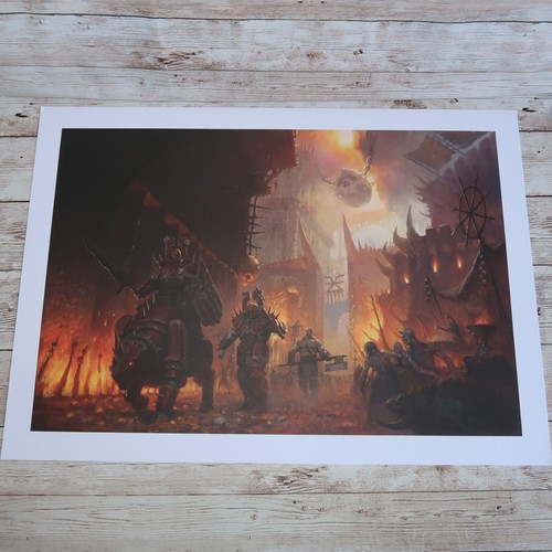 Impresiones artísticas Games Workshop 2018 Store Anniversary Warhammer 40K Age of Sigmar x 4 - Imagen 5 de 22