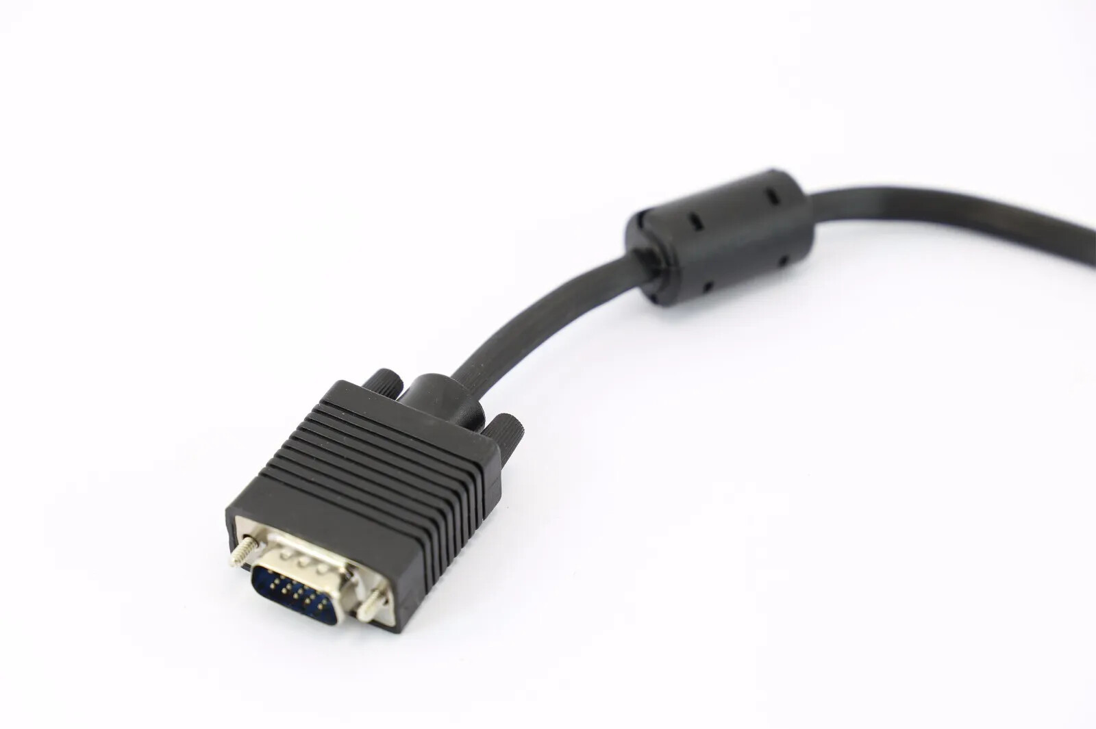 Cavo Monitor VGA Maschio a Maschio Connessione 15 Pin Blu Connetti PC Portatile a TV foto 3
