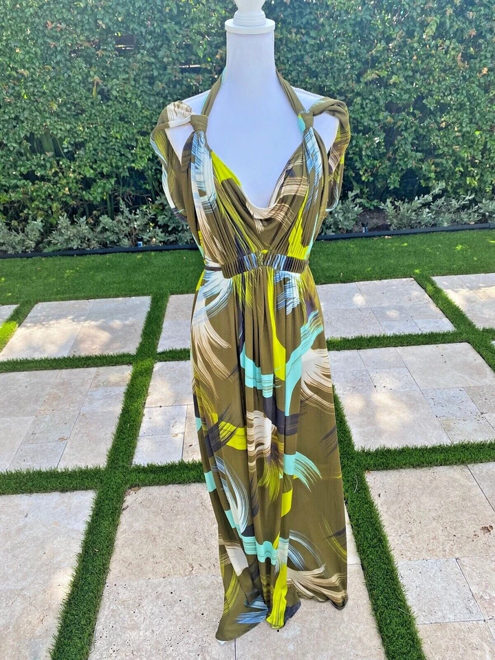 Vestido Matthew Williamson Pasarela Estampado Tropical Foto 3 de 4