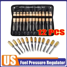 Professional 12Pcs Wood Carving Chisel Set Woodworking Tools Great for Beginners
