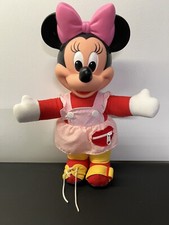 Vintage Mattel Walt Disney Minnie Mouse Learn to Dress Me Doll 15" Plush Toy