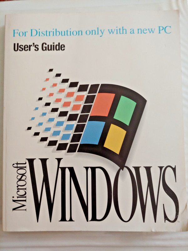 Vintage 1993 Original Microsoft Windows 3.1 User's Guide