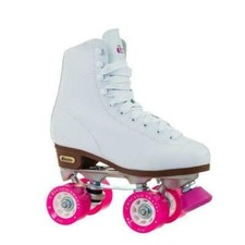 Chicago Ladies Classic Quad Roller Skates- White, US 9