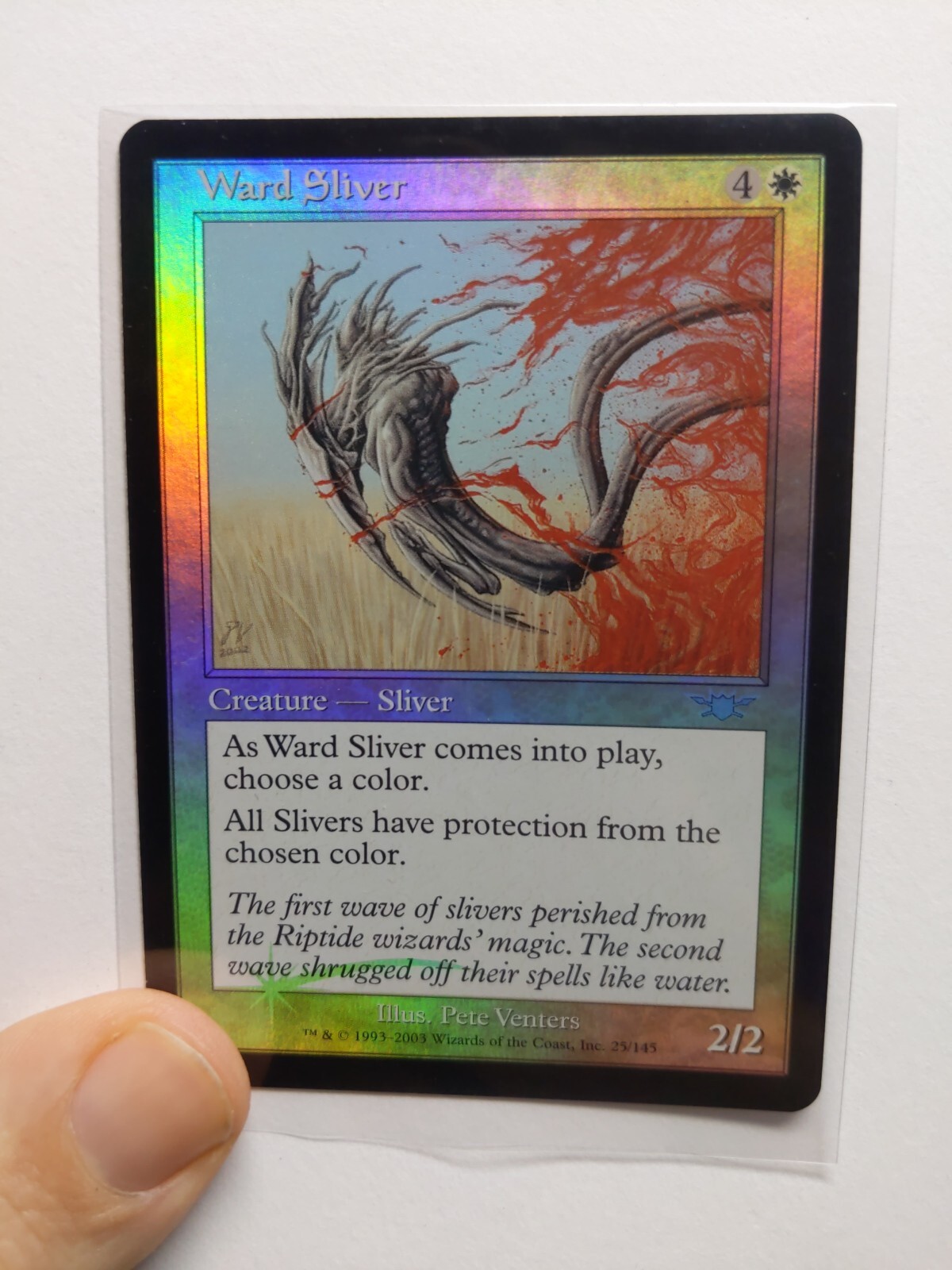 Ward Sliver FOIL Legions NM White Uncommon MAGIC THE GATHERING CARD