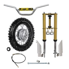 Front Fork 10" 2.50-10 Wheel 7/8" Handlebars Dirt Bike SSR SDG CRF50 TTR XR 50CC