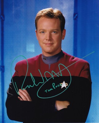 ROBERT DUNCAN MCNEILL signed autograph 20x25cm STAR TREK in person autograph COA