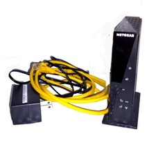 Netgear35 N300 Internet Modem Router Model WNR200v5 with Cord and Ethernet Cable