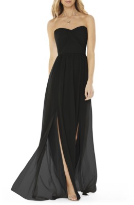 NEW SOCIAL BRIDESMAIDS Strapless Georgette DRESS GOWN SIZE 10 $198
