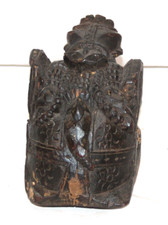 Antique Wooden Hanging Column Base Decorative Collectible