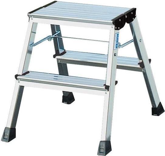 KRAUSE-Werk Krause Rolly - Stufenleiter - 2 Stufen - 2 Abschnitte - Arbeitshöhe: