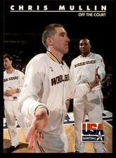1992 Skybox USA - Chris Mullin #59 - Off The Court - Golden State Warriors Card