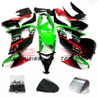 Green Black ABS Injection Fairing Fit for Kawasaki 2008-2010 Ninja ZX10R 09 Kit