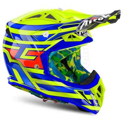 AIROH AVIATOR 2.2 MX Helm CAIROLI QATAR GELB MOTOCROSS ENDURO OFFROAD