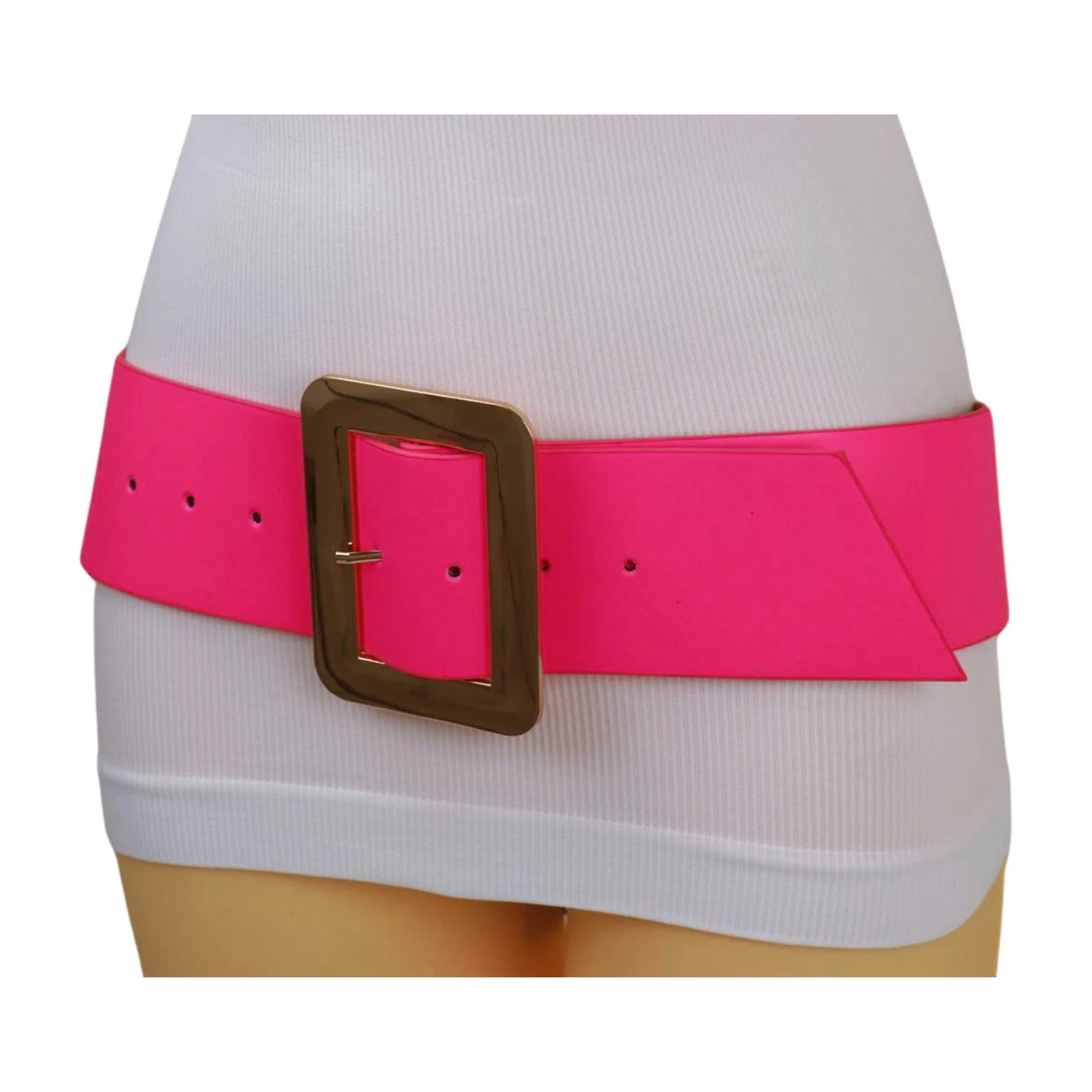 Wide Waist Belt - Pink - Ladies