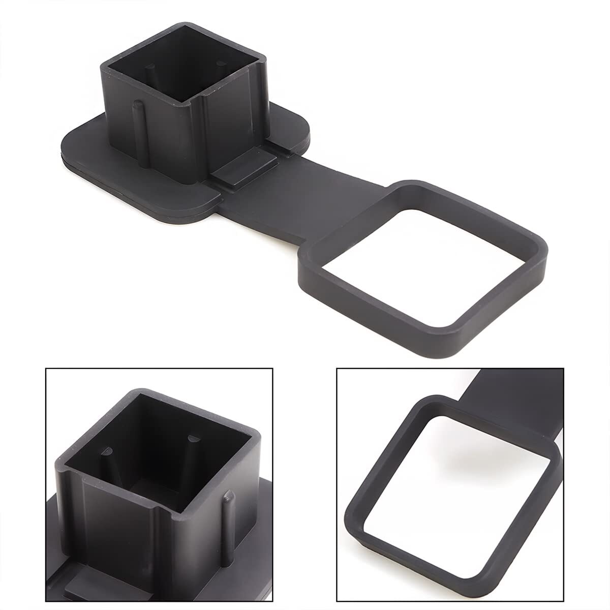 2 Inch Trailer Hitch Cover Plug - Universal Receiver Tube Cap For Class 3,4,5 Hitches