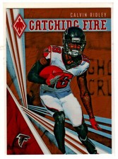 2019 Panini Phoenix Catching Fire Orange /99 Calvin Ridley #14 BX2