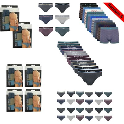 Mens 6 12 24 Pack Boxer Shorts Cotton Briefs Multipack Trunks Underwear Pants