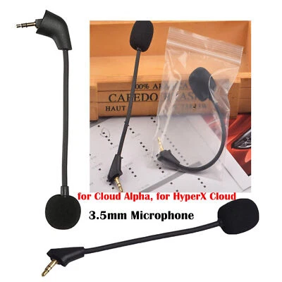 MARKENLOS Ersatz Headset Mikrofon 3,5 mm Mikrofon für HyperX Cloud Alpha Gaming Kopfhörer#