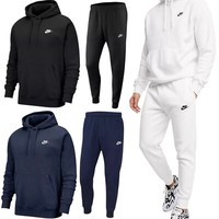 NIKE Club Mens Full Tracksuits Hoodie Joggers S-XXL